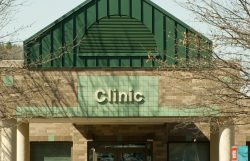 Exterior of a medical clinic