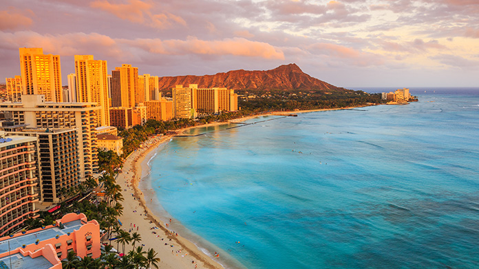 Hawaiian coastline